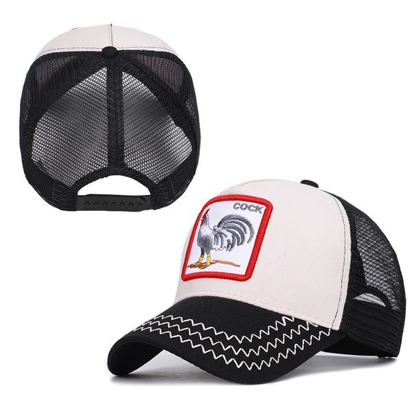 

in the spring and summer of 2019, the new animal wolf embroidered baseball net cap quickly sold amazon popular men's and women's b, Blue;gray