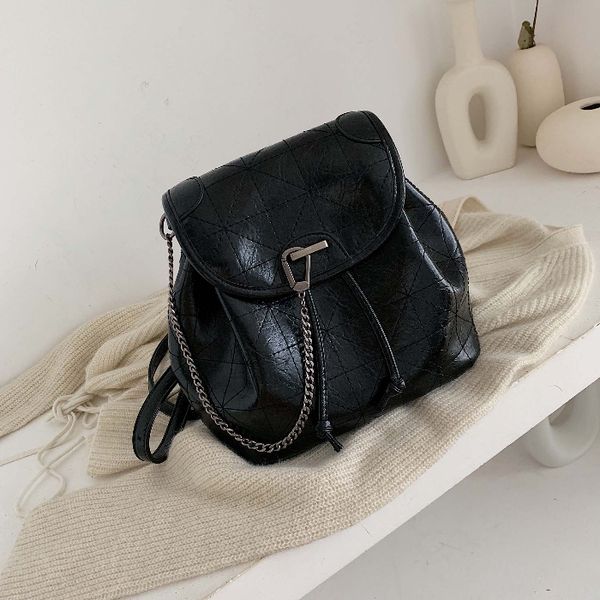 

2019 rock soft support special diamond lattice chain renovate stray messenger dan shuangjian package