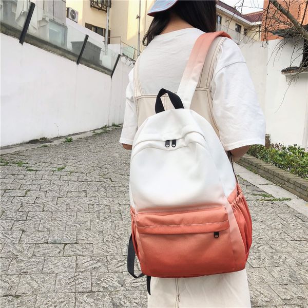 

stylish shoulder bag women's 2019 new college wind male and female students bag casual travel backpack