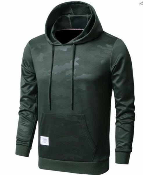

мужская тонкий большой карман толстовки модельер камуфляж печати щитовые mens конструктора толстовки casual мужчины одежда, Black