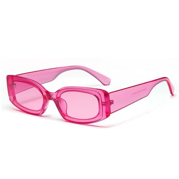 

2018 fashion vintage small square sunglasses women brand designer retro rectangle clear lens sun glasses female color eyewear, White;black