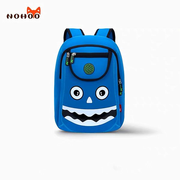 

nohoo 2020 new children backpacks for boys toddler kids book bag neoprene school bags kindergarten cartoon bag mochila escolar