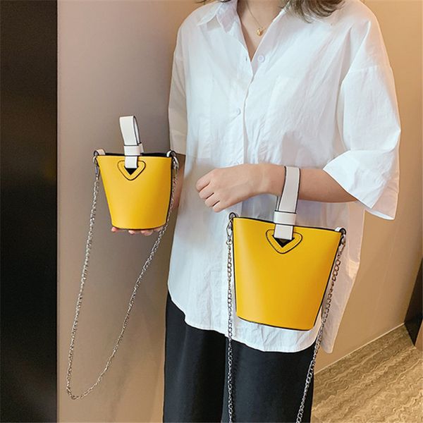 

bags for women's bag originality design bag women 2019 new fashion chain color portable shoulder joker bucket