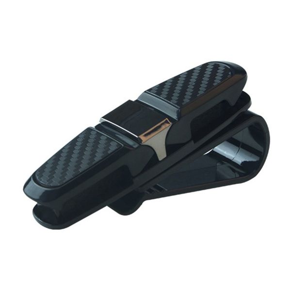 

2018 gray universal fastener clip eyeglasses clip ticket card clamp abs car glasses cases car sun visor sunglasses holder