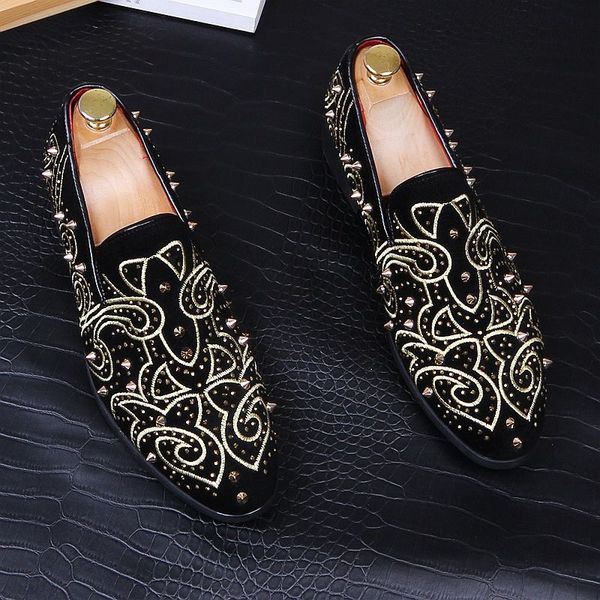 

new sepatu slip on pria erkek ayakkabi leather shoes men chaussure homme cuir loafers men, Black