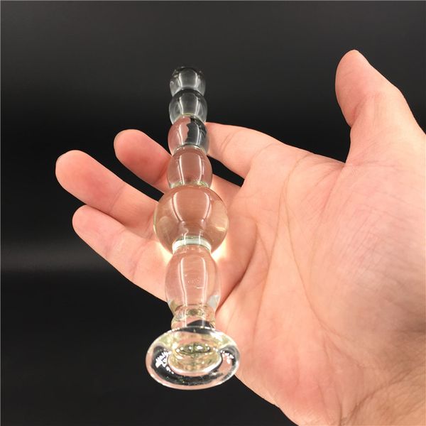 Crystal or glass liquid filled dildos