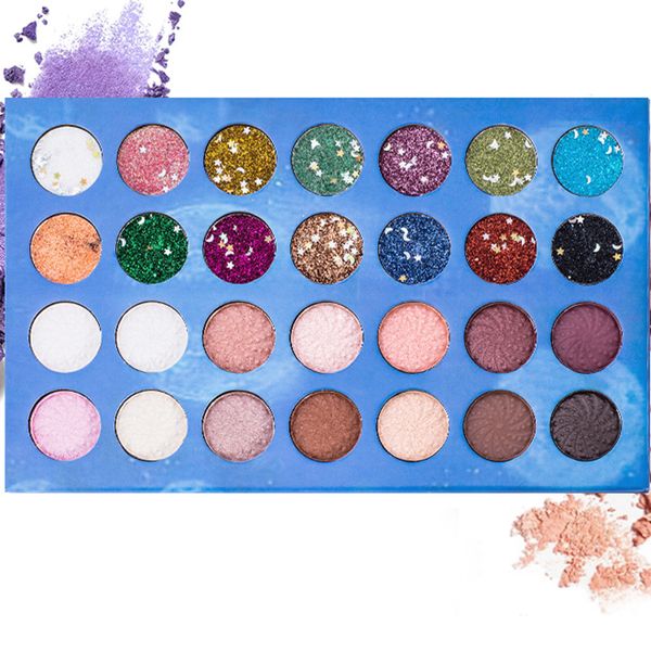 

28 colors new shimmer matte eyeshadow pallete professional cosmetic makeup pallete eye shadow maquiagem profissional completa