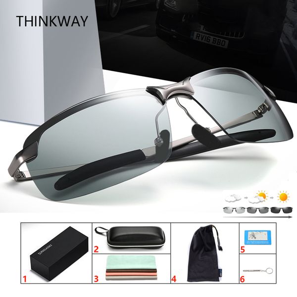 

yhd36 pchromic sunglasses men polarized sunglasses women sport eyewear uv400 driving glasses with eyewear case, White;black