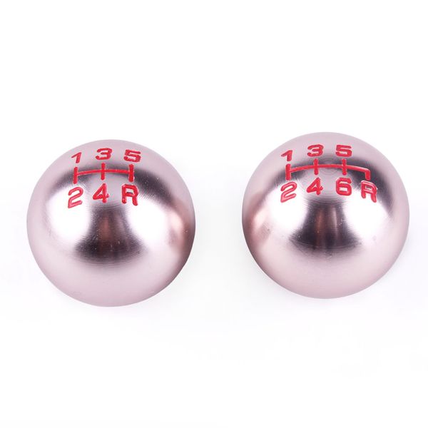 

1pcs car styling 5/6 speed lever speed manual round gear shift knobs m10x1.5 thread with screwfor