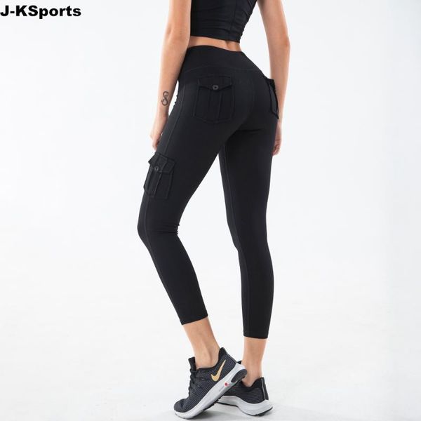 

high waist yoga pants big pockets women style sports leggings gym slim sweatpants outdoor running fitness workout pants, White;red
