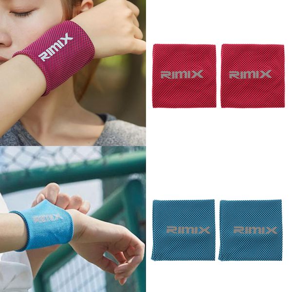 

4pcs sports & outdoor sweatbands wristbands moisture wicking wrist bands cool feeling