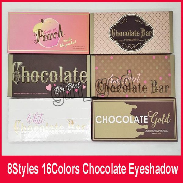 

Free Shipping ePacket Hot Makeup Chocolate Bar/Sweet Bon Bons/Semisweet/White/Gold/Best Friend/Sweet Peach/Gingerbread Eyeshadow Palette!