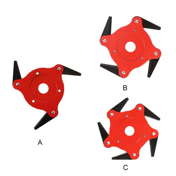 

lawn mower trimmer head manganese steel alloy 3/4/5 teeth cutter brush cutter blade trimmer lawn mower parts