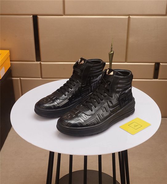 

luxury designshoes men's high-shoes platform shoes men's high-quality fashion boots non-slip warm men's casual shoes size:38, Black