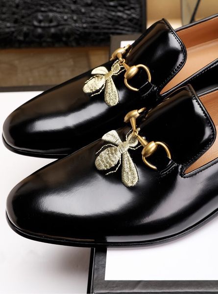 

men full grain oxford shoes men 2019 autumn & winter genuine leather formal shoes brand fashion luxury wedding dress men's shoes, Black