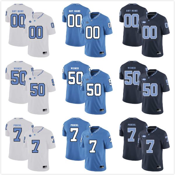 

custom mens youth womens north carolina any name any number personalized 10 andre smith 59 andy bershak ncaa college football jerseys, Black