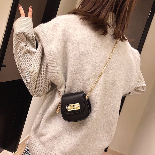 

women chain mini messenger bag small flap handbag girls cute coin purse bag clutch candy color kids money handbags