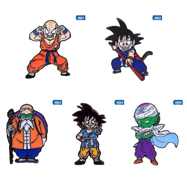 

z enamel pin brooches cartoon creative metal brooch pins denim hat badge collar jewelry 1pcs, Gray