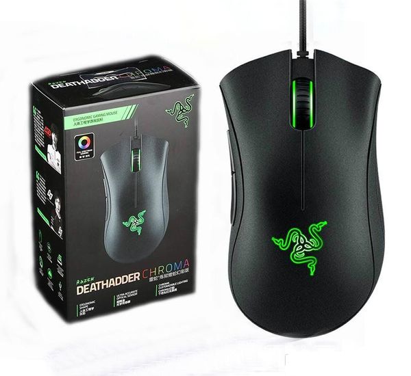

22 razer deathadder chroma gaming mou e u b wired 5 button optical en or mou e razer mou e gaming mice with retail packag