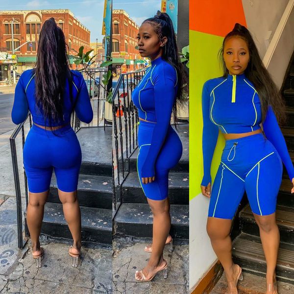 

2019 woman gym sports clothing fluorescent color yoga set women run clothing gym leggings padded push-up 2 pcs sports suits, White;red