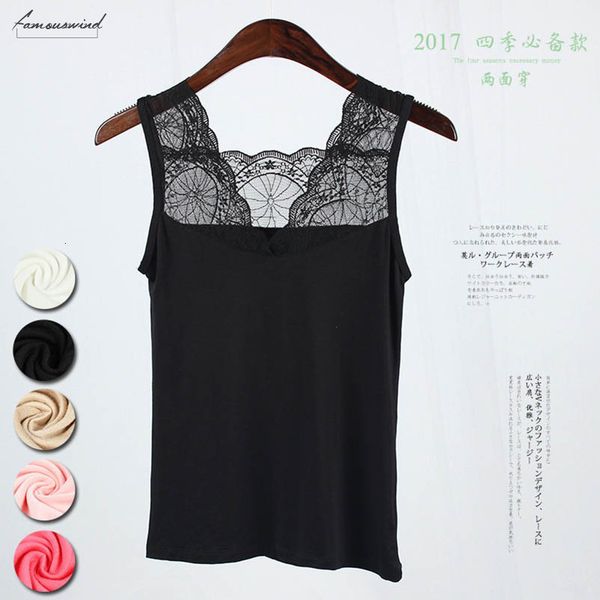 

new lace tank v neck hollow out solid club women black t shirt cotton polyester tank top, White