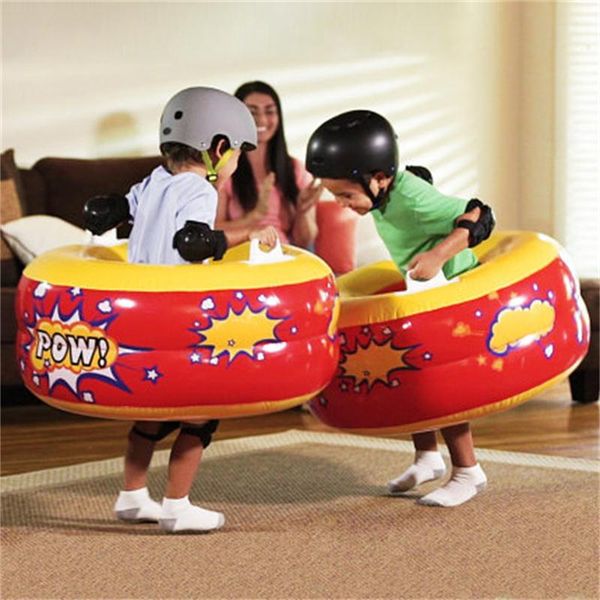 

2 pcs inflatable bumper two sets of competitive battle collision bumper roller ball training inflatable toy