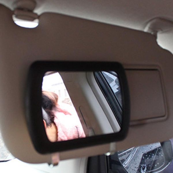 

new sun visor mirror silence shopping car makeup vanity mirror car cosmetic sun-shading black auto supplies