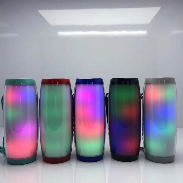 

Tg157 portable led lamp peaker waterproof fm radio wirele boombox mini column ubwoofer ound box mp3 u b phone computer ba