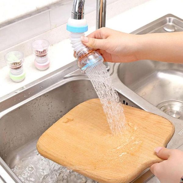 

kitchen faucet splash shower 360 degree rotating water filter 3pcs adjusting tap water saving shower head faucet accessories
