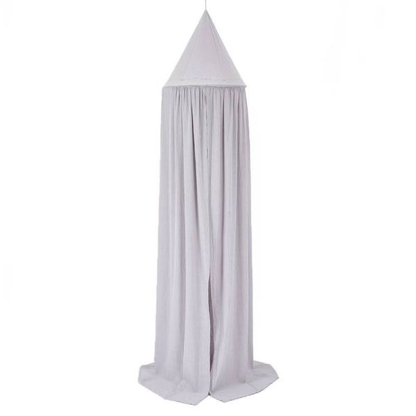 

lovely baby canopy round mosquito net bed canopy cotton check valve pest bed reject net kids room decoration