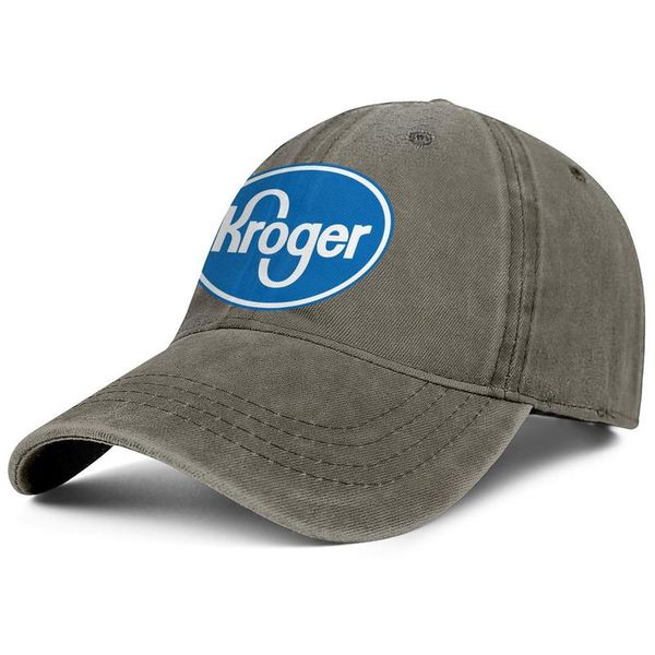 

kroger supermarket shopping grocery denim baseball cap cool sports personalized trendy hats american flag flash gold vintage old, Blue;gray