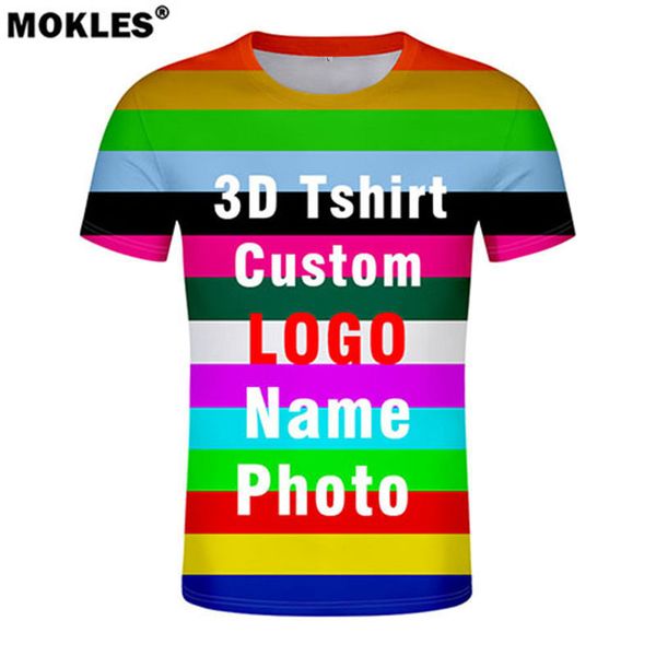 3d T Shirt Free Custom Made Name Number Logo Text Photo T Shirt