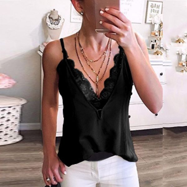 

womens summer vest sleeveless shirt blouse ladies casual tank t-shirt, White