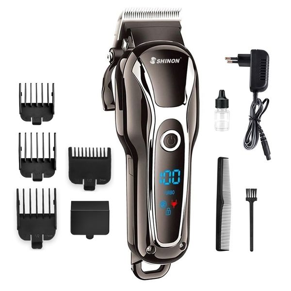 

new rechargeable hair clipper lcd with power display retro oil head electric clipper salon hairdresser dedicated electric hair clipper