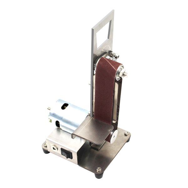 

300w mini electric belt machine sander sanding grinding polishing machine abrasive belts grinder diy polishing cutter edges