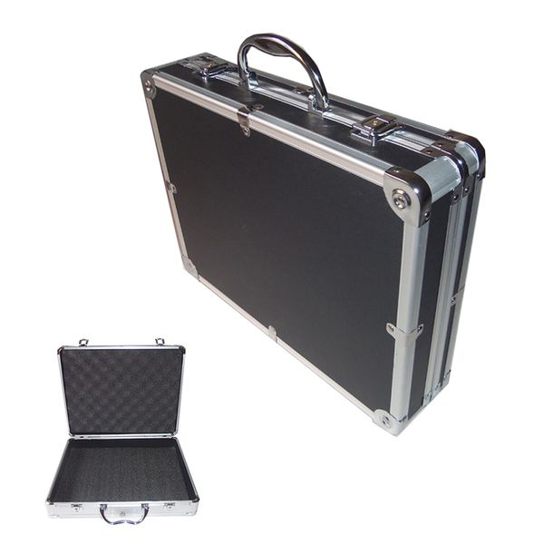 

portable toolbox aluminum alloy tool box instrument box storage case multi-function impact resistant safety shockproof