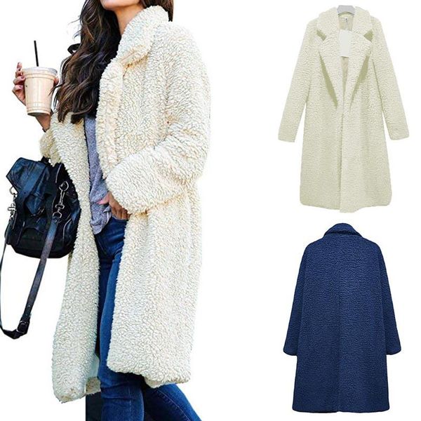 

autumn apparel fashion women long cardigan jackets womens casual trench coats warm outwear female clothe asian s-3xl, Tan;black