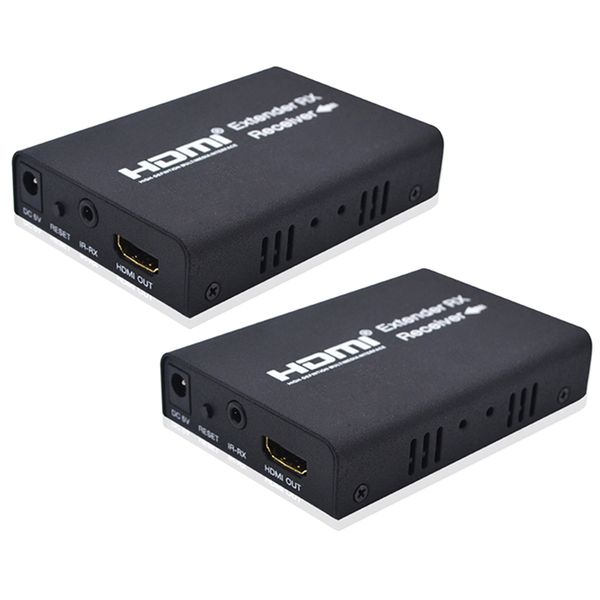 

hdmi extender hdmi & ir up to 120m over single cat 5e/6 cable 4k uhd 1080p
