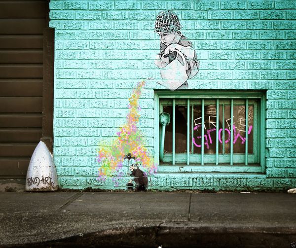 

grow by andy baker street stencil australia home decor handpainted & hd print oil painting on canvas wall art canvas pictures 200119