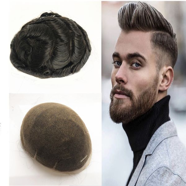 2019 Full Lace Men Toupee Swiss Lace Toupee For Men Replacement