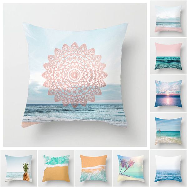 

fuwatacchi 2 pcs landscape decorative pillow tree water painting throw pillow cover chair sofa home decorative cushion cover 45