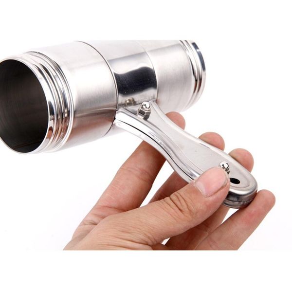 

manual noodle maker press pasta machine crank cutter fruit juicer cookware with 5/2 pressing moulds making spaghetti kitchenware