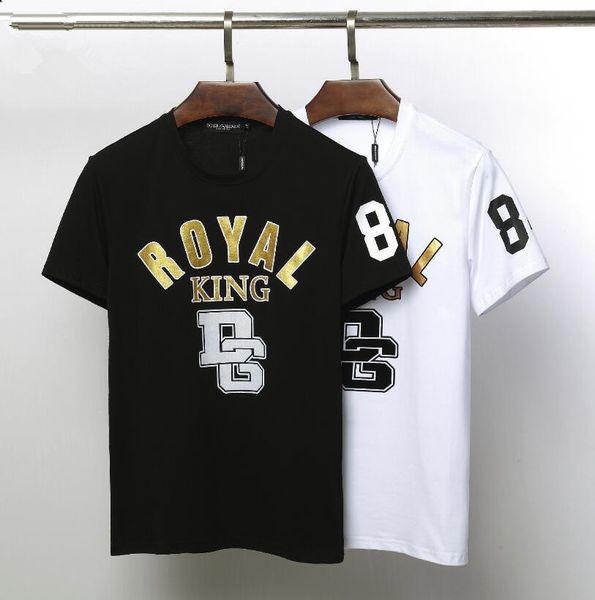 

Роскошные Европа Марка мода 2019 мужская лето простой миниатюрный золото письмо ша