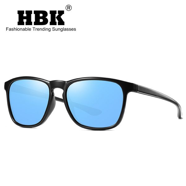 

hbk men polarized sunglasses women vintage square luxury 2020 new simple brand design outdoor goggles retro mens sun glass uv400, White;black