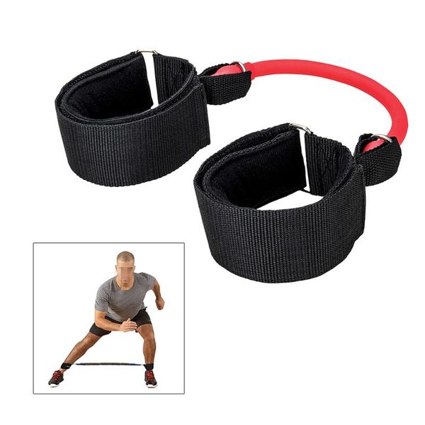 

resistance bands 1pc leg strength exercise puller heavy duty band padded rally for taekwondo sports workout muscles