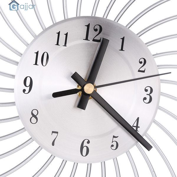 

cute 3d metal wall clock diamonds flower non-ticking silent dazzling clock gift dropshiping feb25