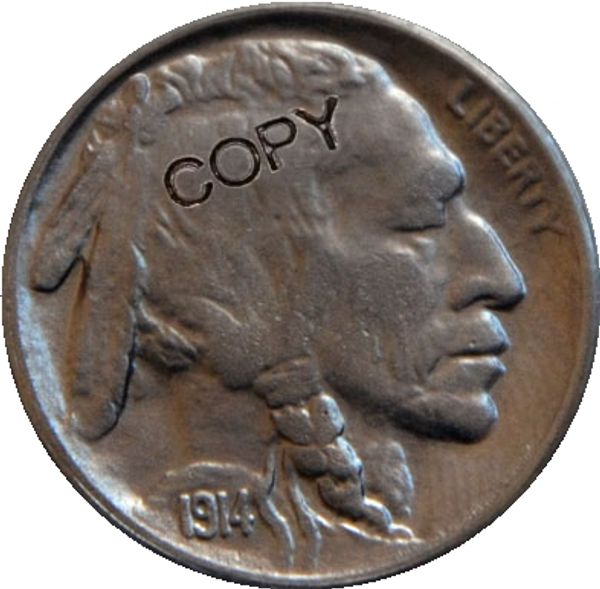 

usa 1914 p,d,s buffalo nickel copy coins