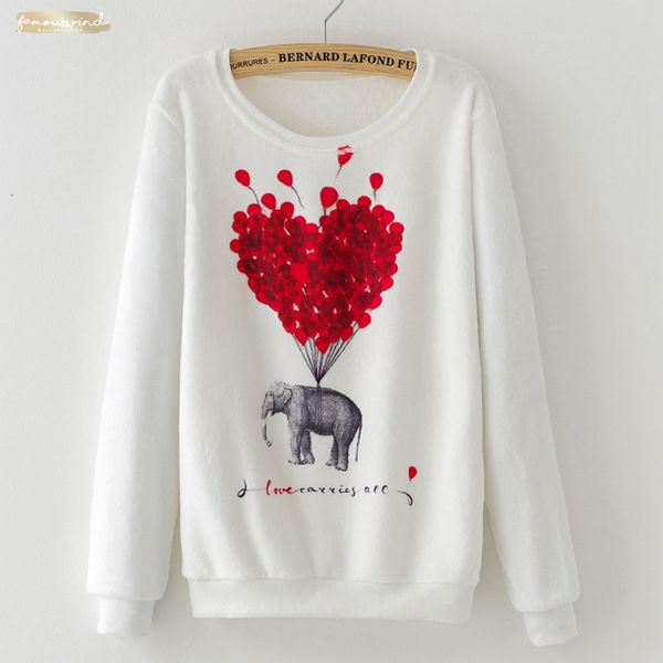 

women new womens autumn winter print hoodies fashion casual pullover sweatshirt clothes long sleeve female tracksuit, Black