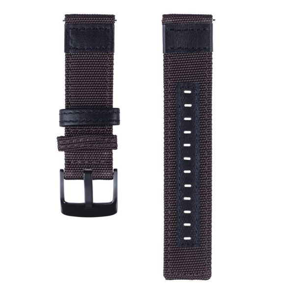 

classic universal jeep nylon watch strap watchband replacement watch strap replacement for 18mm 20mm 22mm bracelet, Black;brown
