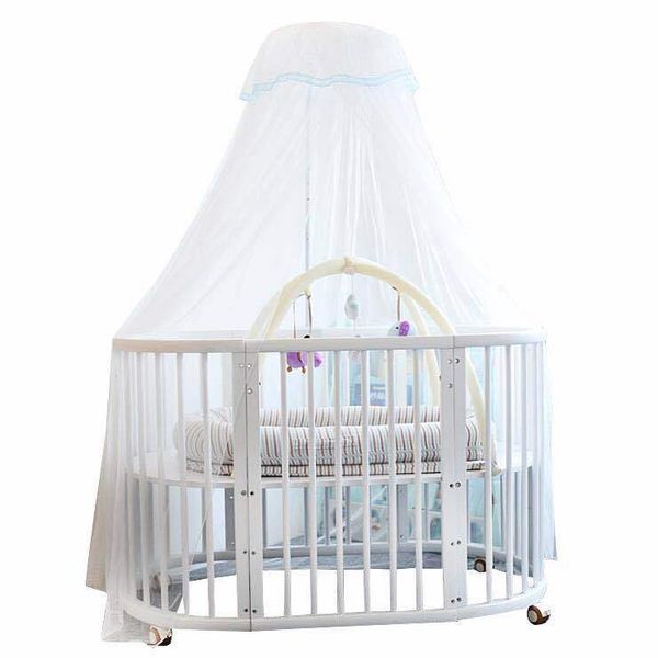 

crib bed mosquito net for children baby mosquito net with scaffold hung domed fodable